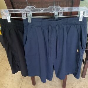 Women’s Casual Drawstring Shorts - Navy & Black